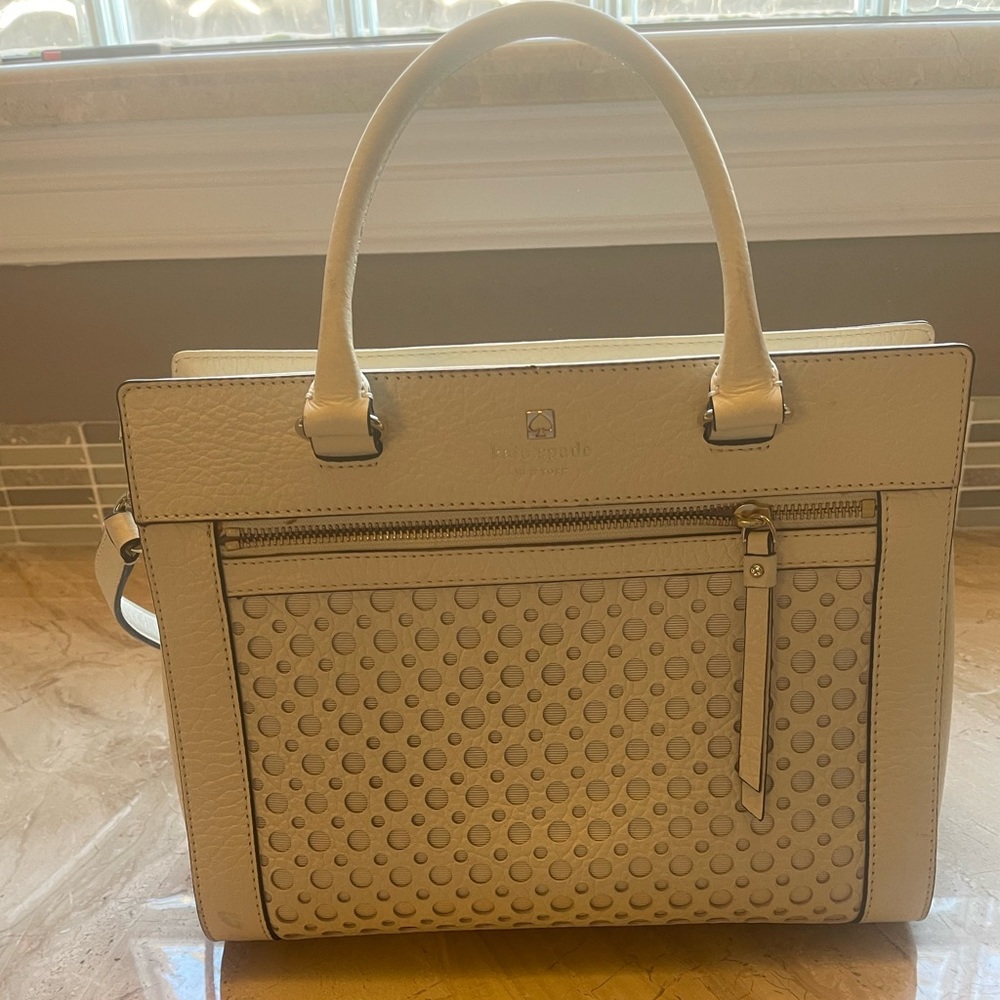 Kate Spade Eyelet Off White Handbag